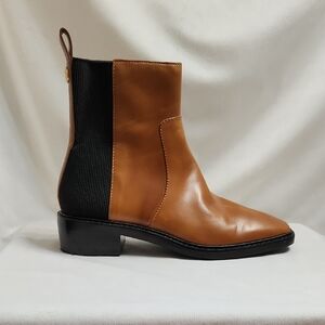 Tory Burch Chelsea Leather Ankle Boots (W Size 10)